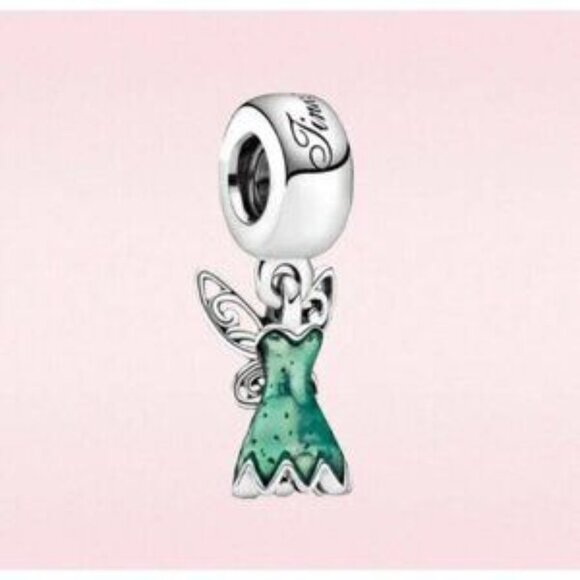 PANDORA Disney Tinkerbell Dress Charm - Picture 1 of 2